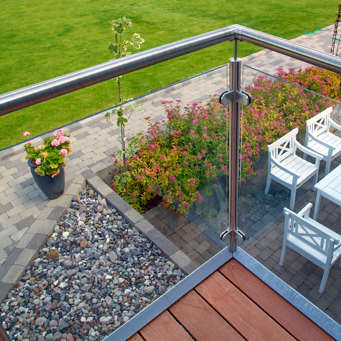 Stainless Steel and Glass Balustrade